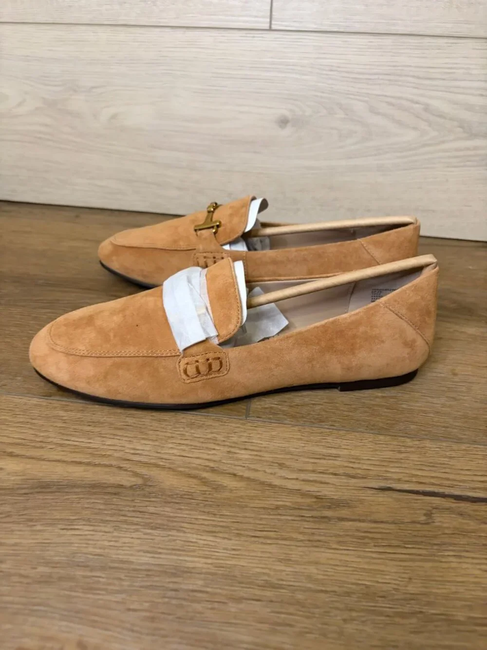 Giani Bernini Women's Beckhamm Suede Tailored Loafers Brown Size 7.5M